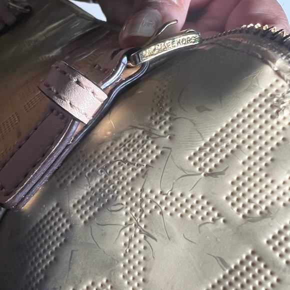 Michael Kors Metallic Gold Tote - Picture 4 of 13